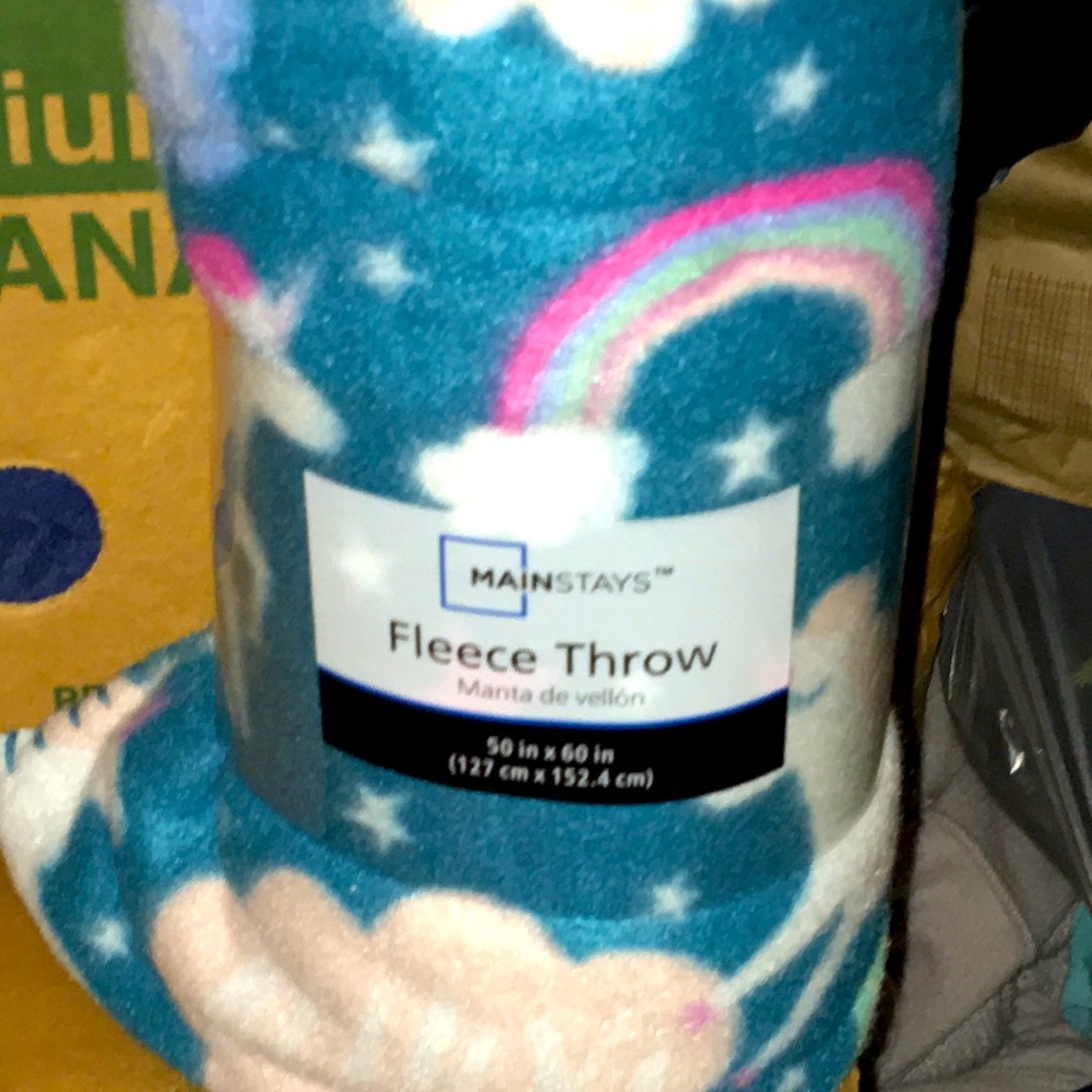 Rainbow fleece